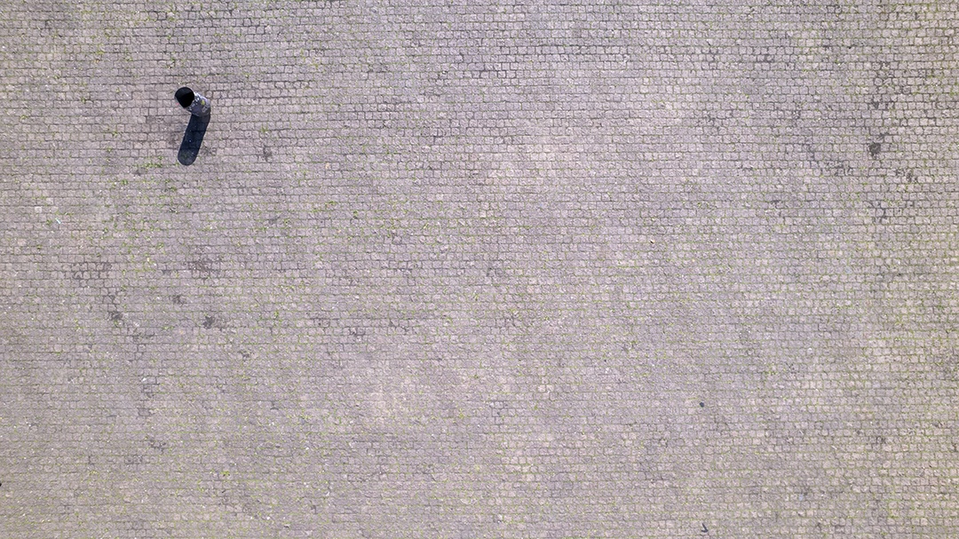 Piso de pedra velho textura de pedra de pavimentação