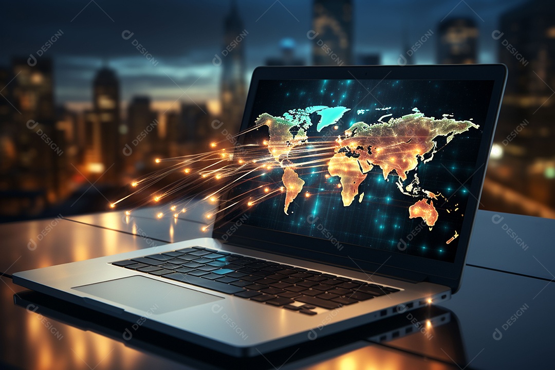 Tecnologia Ícones de dispositivos digitais gráfico de palavras
