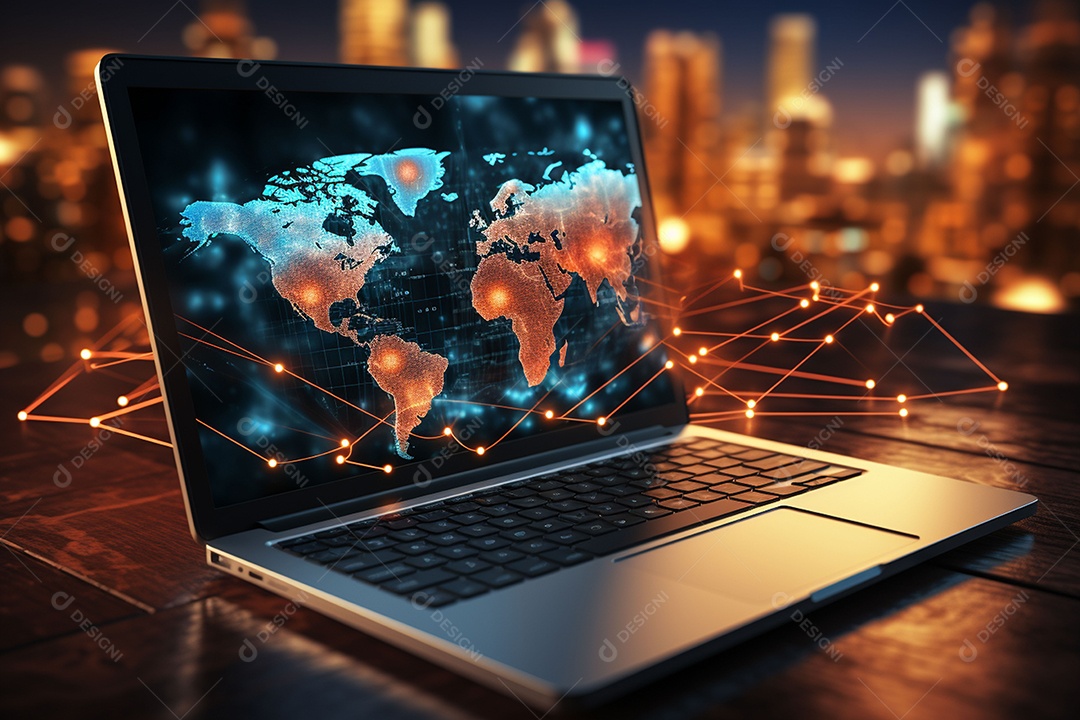 Tecnologia Ícones de dispositivos digitais gráfico de palavras