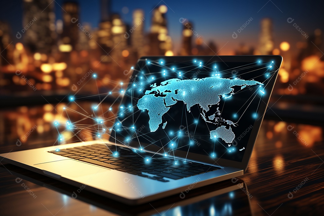 Tecnologia Ícones de dispositivos digitais gráfico de palavras