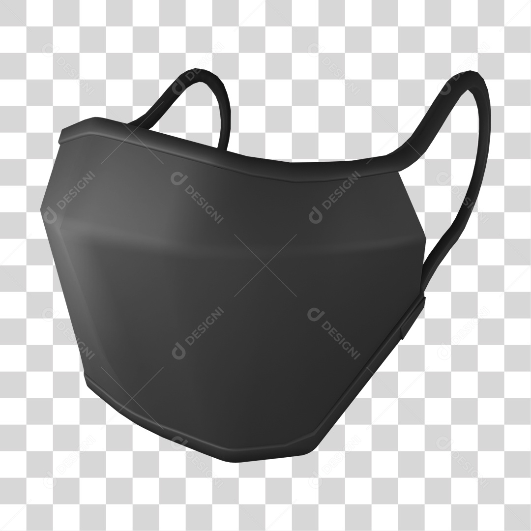 Máscara Proteção Vírus PNG Transparente