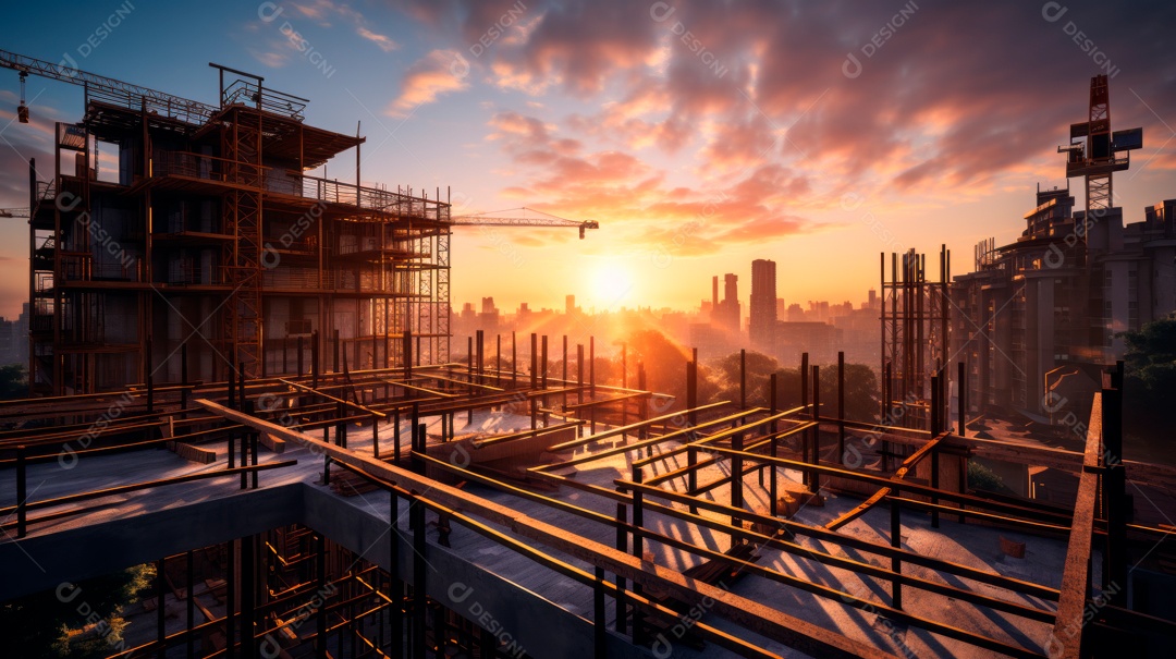 Construction site building construction that were created by realistic Generative AI (20).