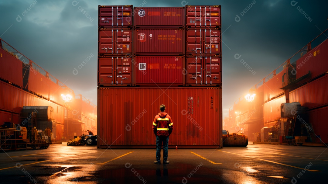 Técnico de engenharia observando equipe de trabalhadores em plataforma de aço de alta qualidade criada por IA generativa realista (32)Técnico de engenharia observando equipe de trabalhadores em plataforma de aço de alta qualidade criada por IA generat