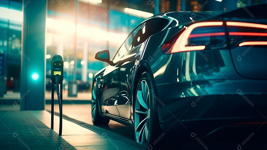 Vagas de estacionamento para carregar carros elétricos.