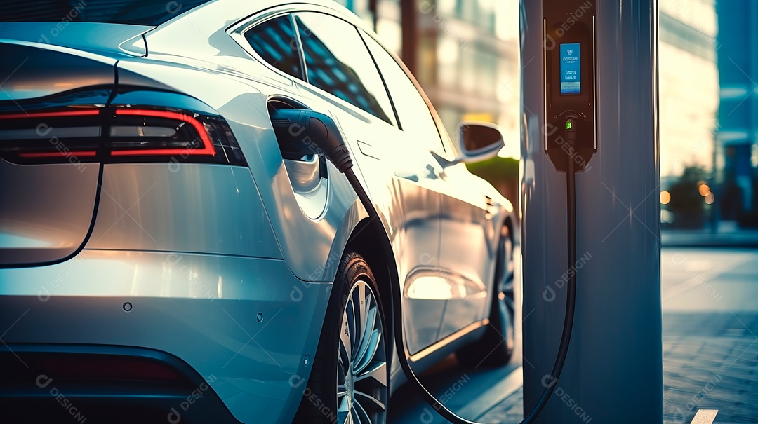 Vagas de estacionamento para carregar carros elétricos.