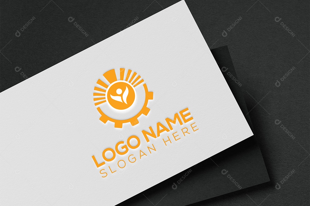 Modelo de Logo Ilustração Vetor PSD + AI Editável