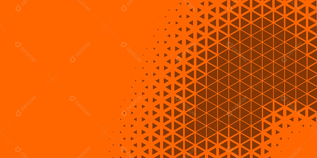 Background Hexágono Abstrato Laranja Ilustração Vetor EPS