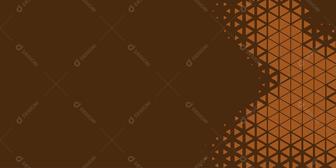 Background Hexágono Abstrato Marrom Ilustração Vetor EPS