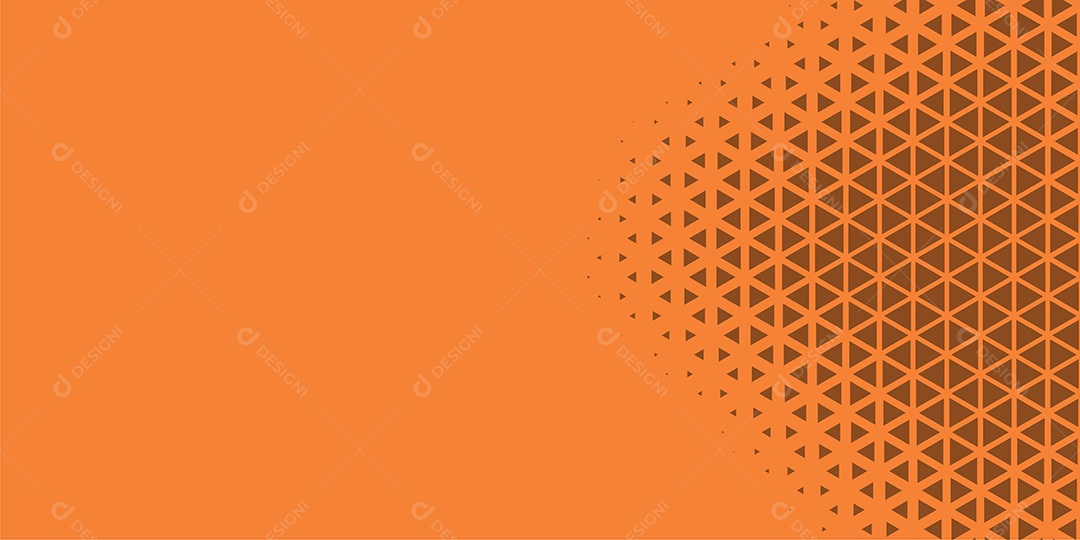 Background Hexágono Abstrato Laranja Ilustração Vetor EPS