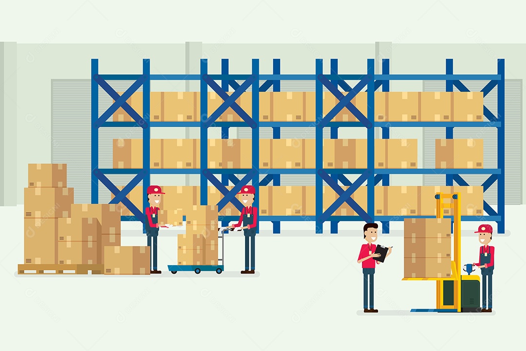 Conceito de Transporte Vetor EPS