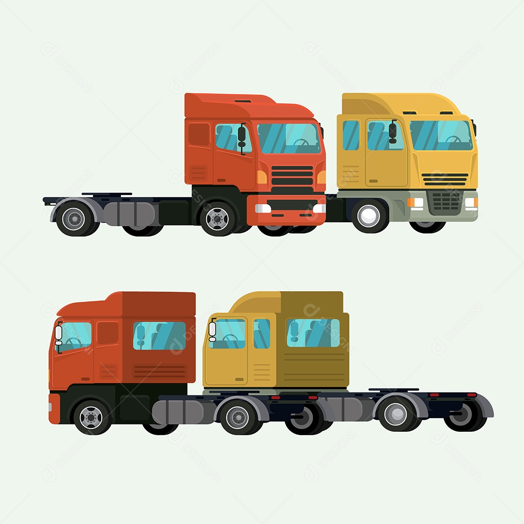 Conceito de Transporte Vetor EPS