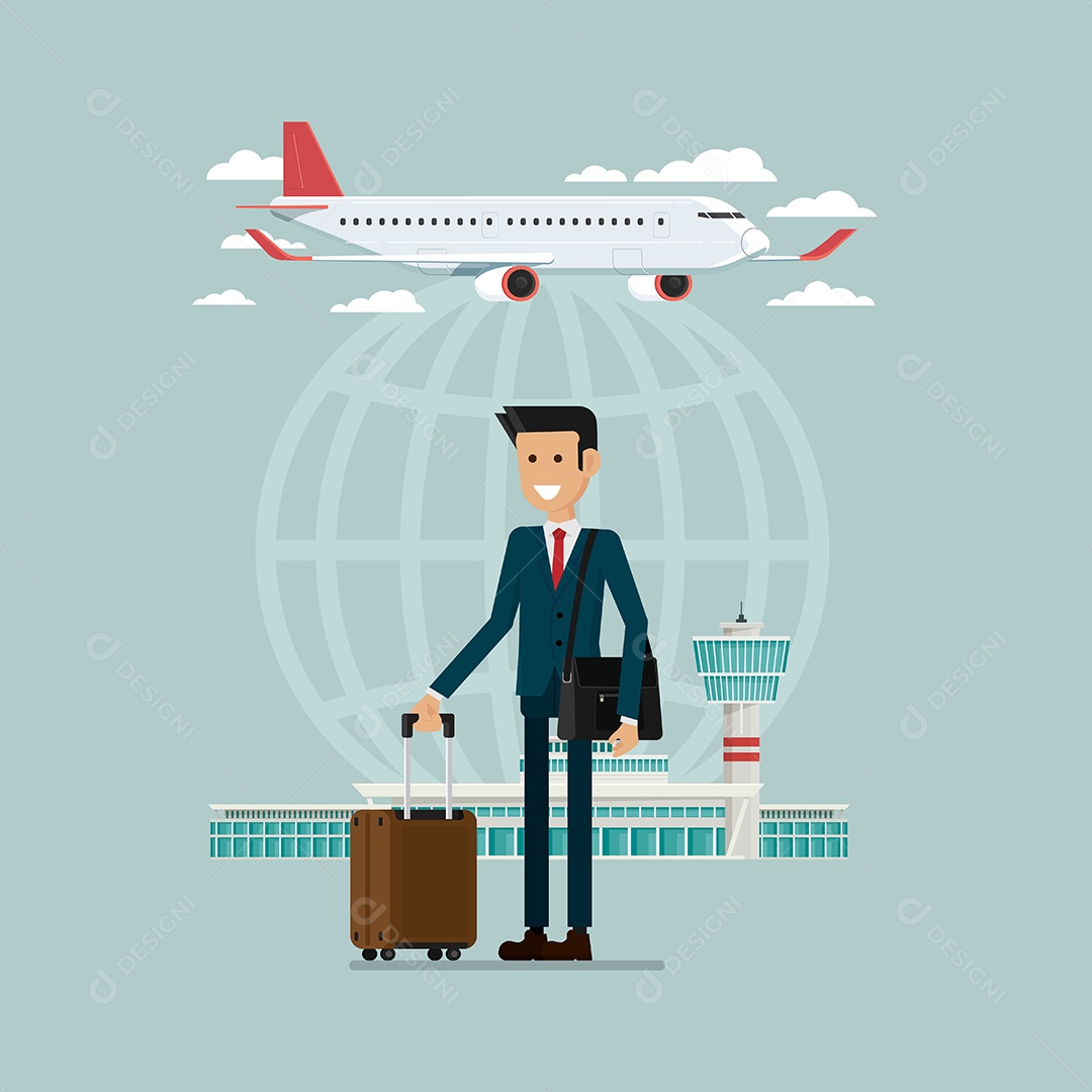 Conceito de Transporte de Passageiros Vetor EPS