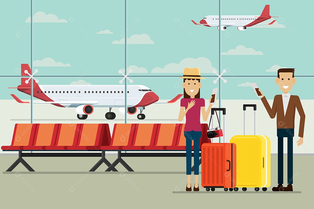 Conceito de Transporte de Passageiros Vetor EPS