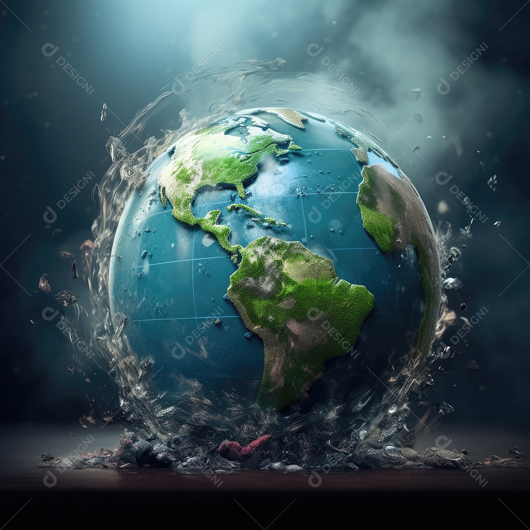 Salvar o conceito de planeta, investir em nosso planeta, conceito de ecologia, fundo do dia mundial do meio ambiente.