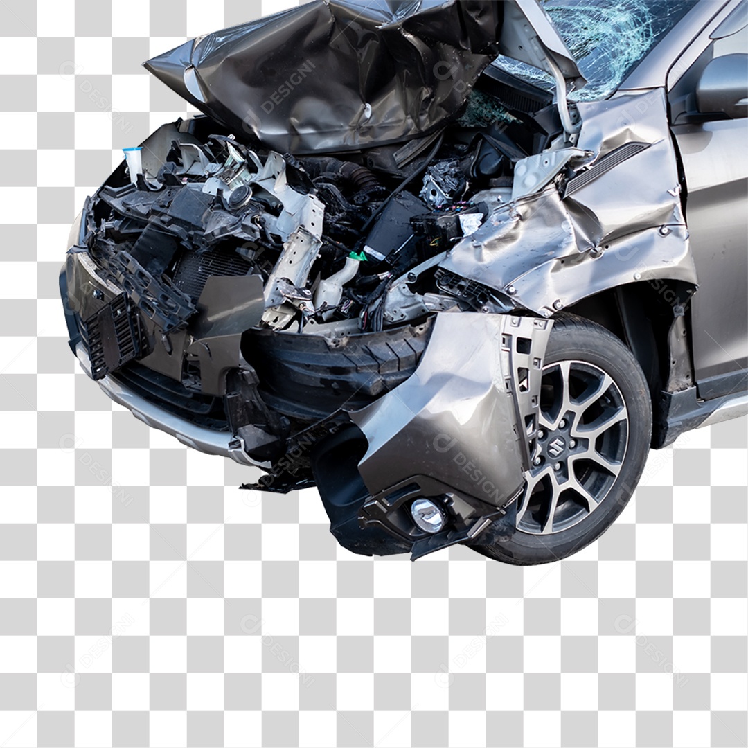 Carros Batidos Funilaria PNG Transparente