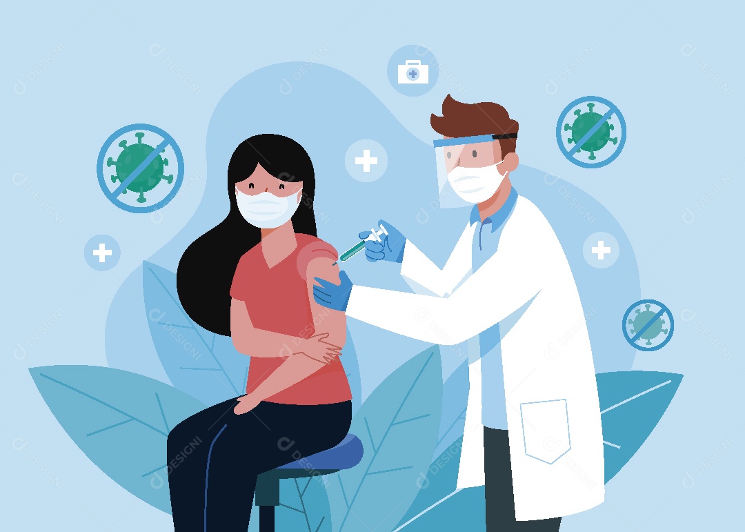 Serviços Médicos Ilustração Vetor EPS