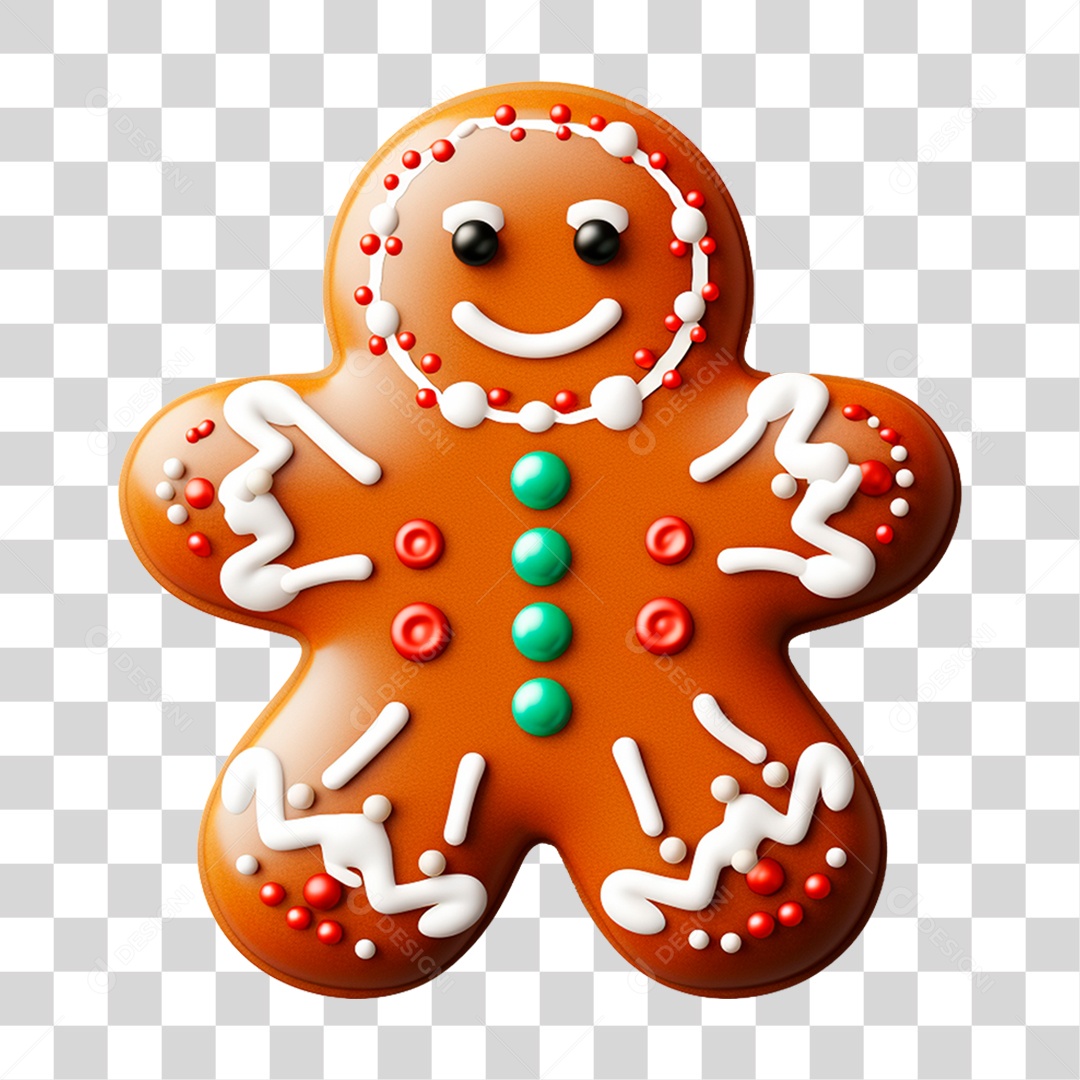 Biscoitos com Enfeite de Natal PNG Transparente