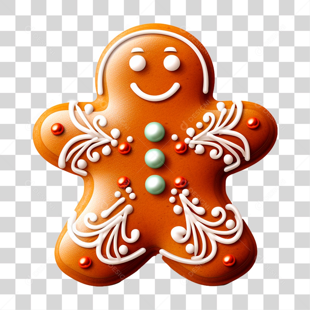 Biscoitos com Enfeite de Natal PNG Transparente