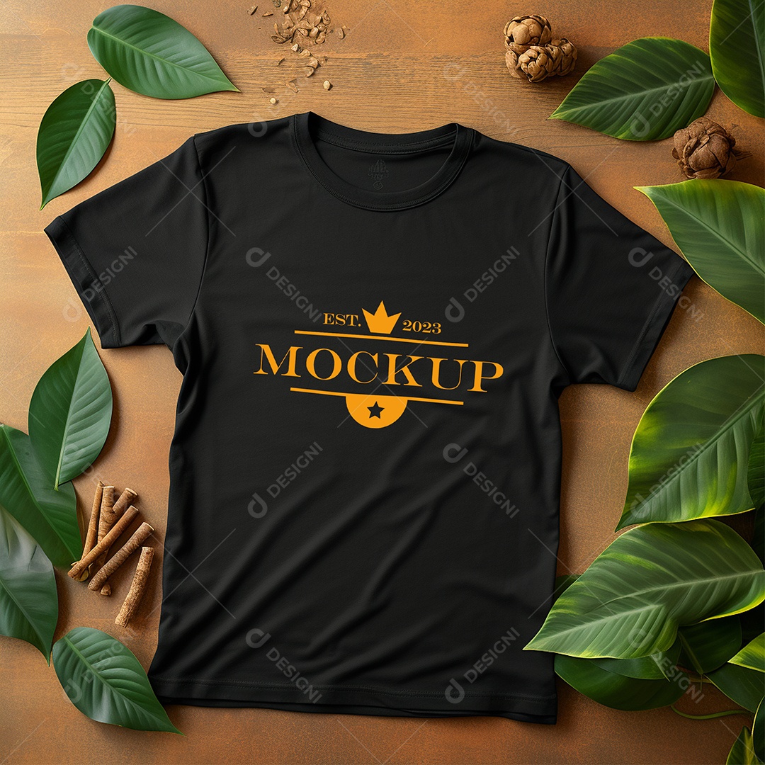 Mockup De Camisa T Shirt PSD Editável