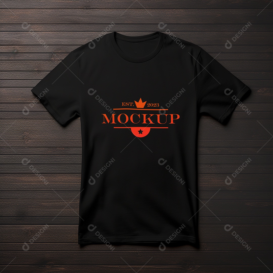 Mockup De Camisa T Shirt PSD Editável