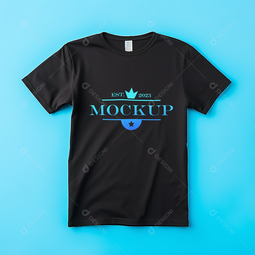 Mockup De Camisa Masculina T Shirt PSD Editável