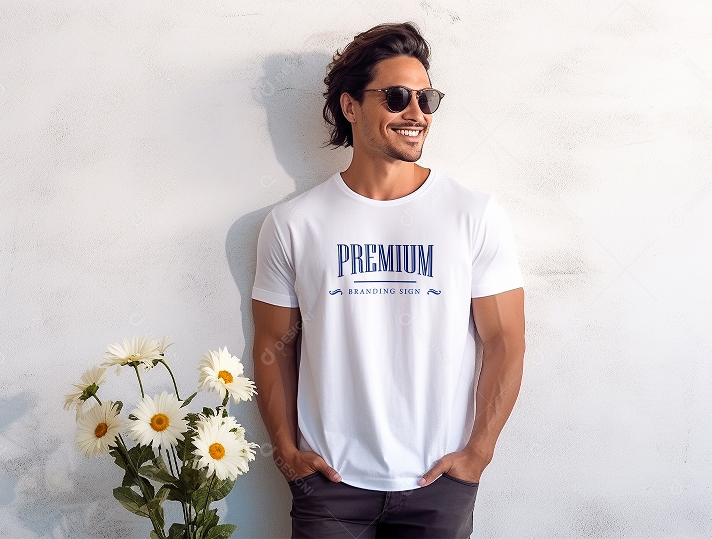 Modelo de Logo de Empresa PSD Editável