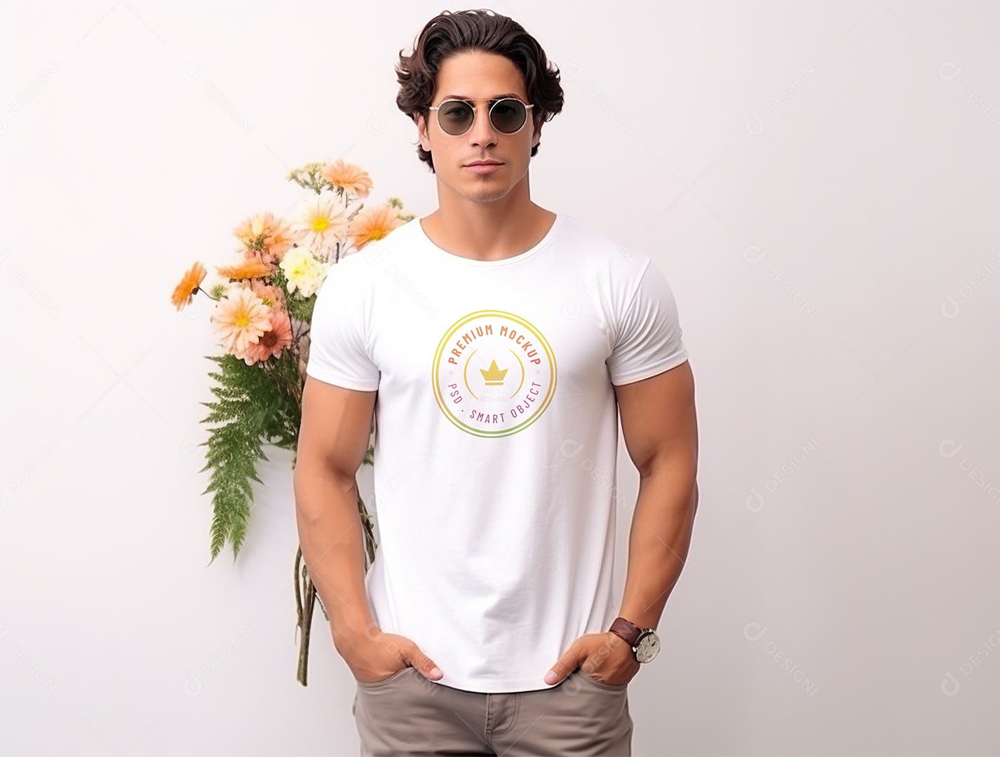 Modelo de Logo de Empresa PSD Editável