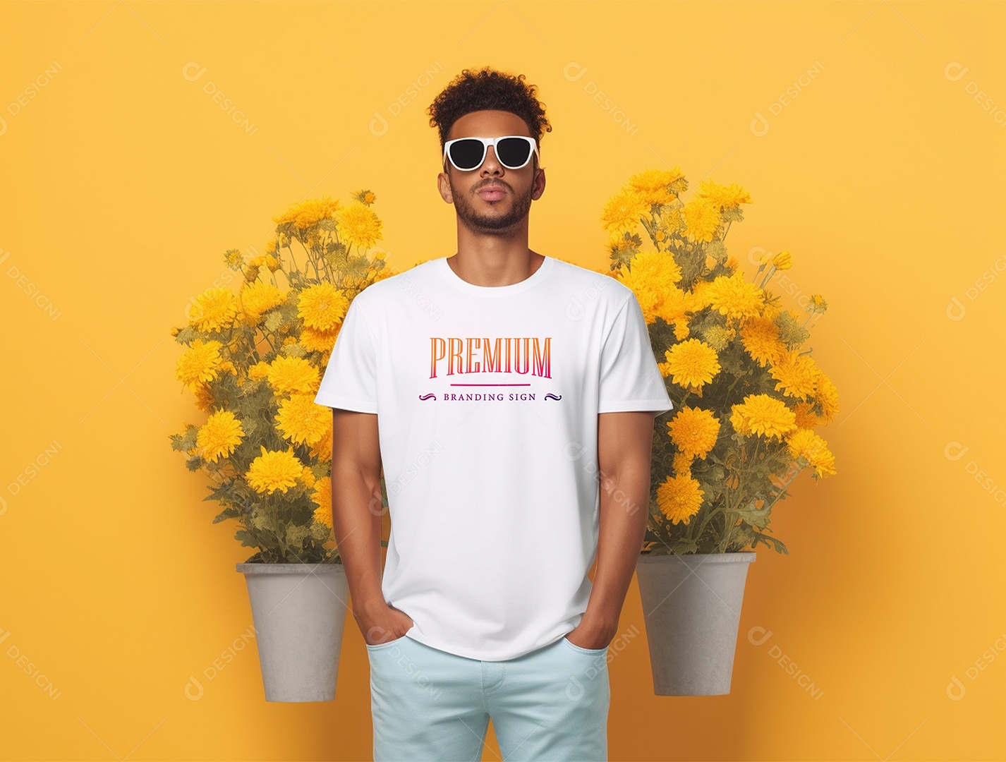 Modelo de Logo de Empresa PSD Editável