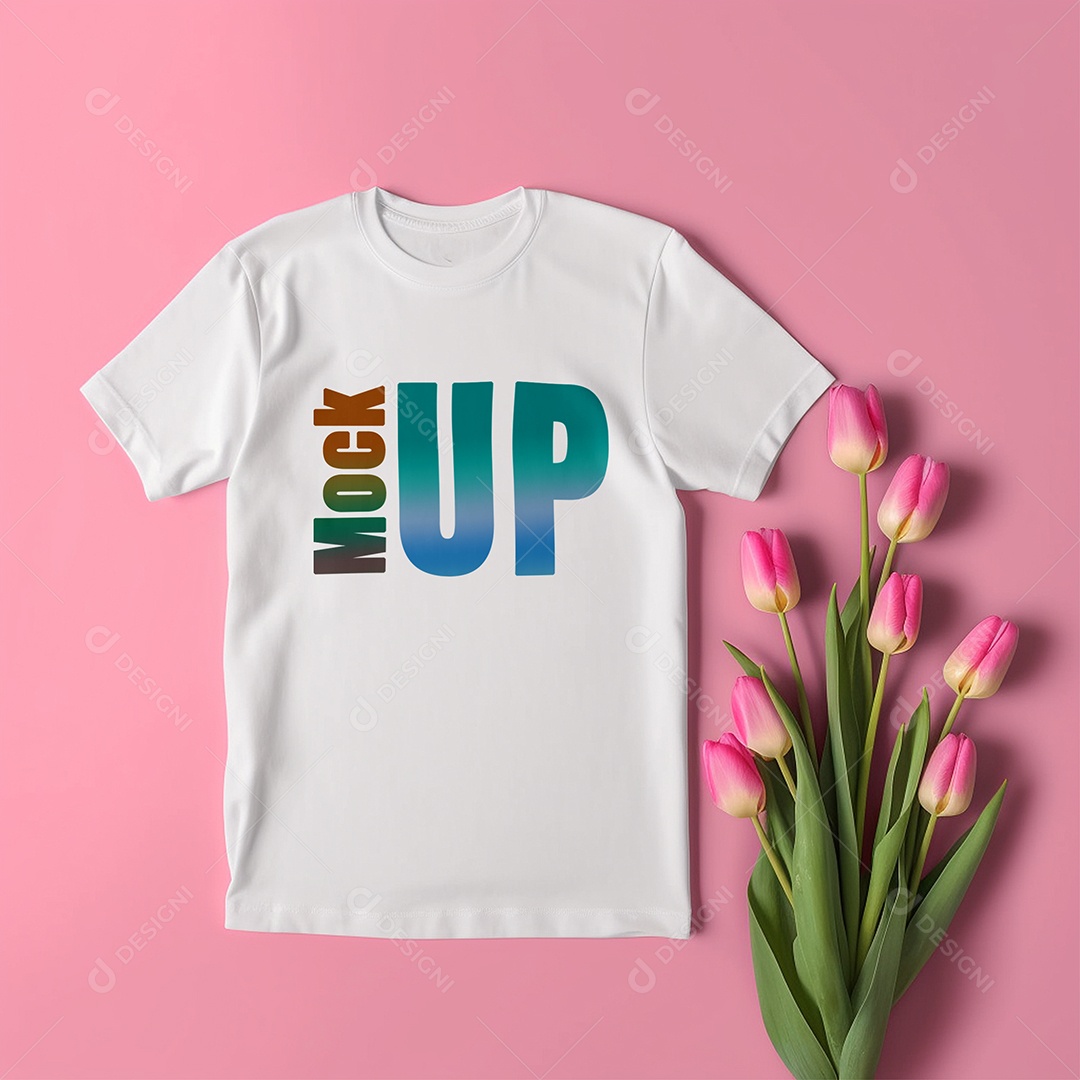 Mockup De Camisa T Shirt PSD Editável