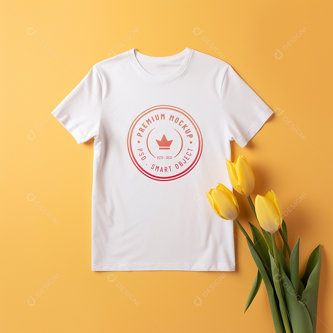 Mockup De Camisa T Shirt PSD Editável