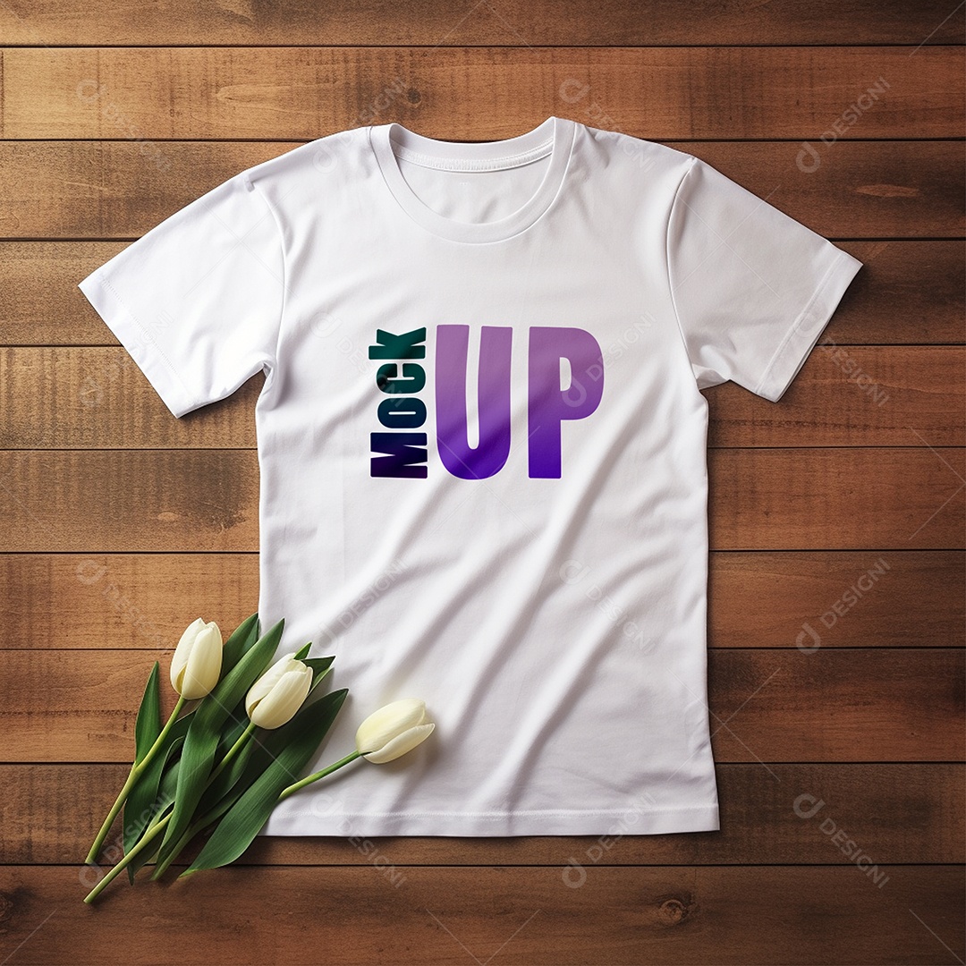 Mockup De Camisa T Shirt PSD Editável