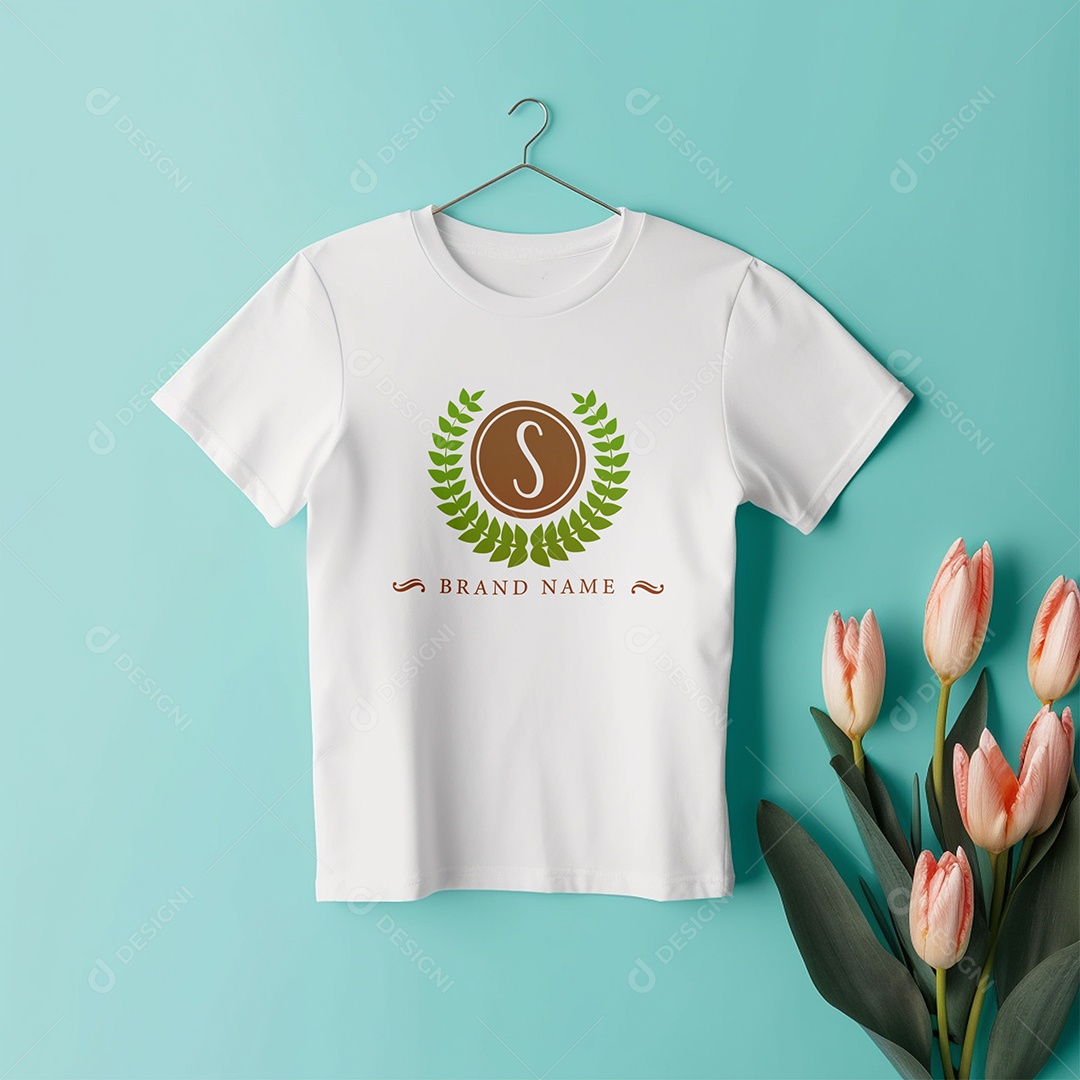 Mockup De Camisa Masculina T Shirt PSD Editável