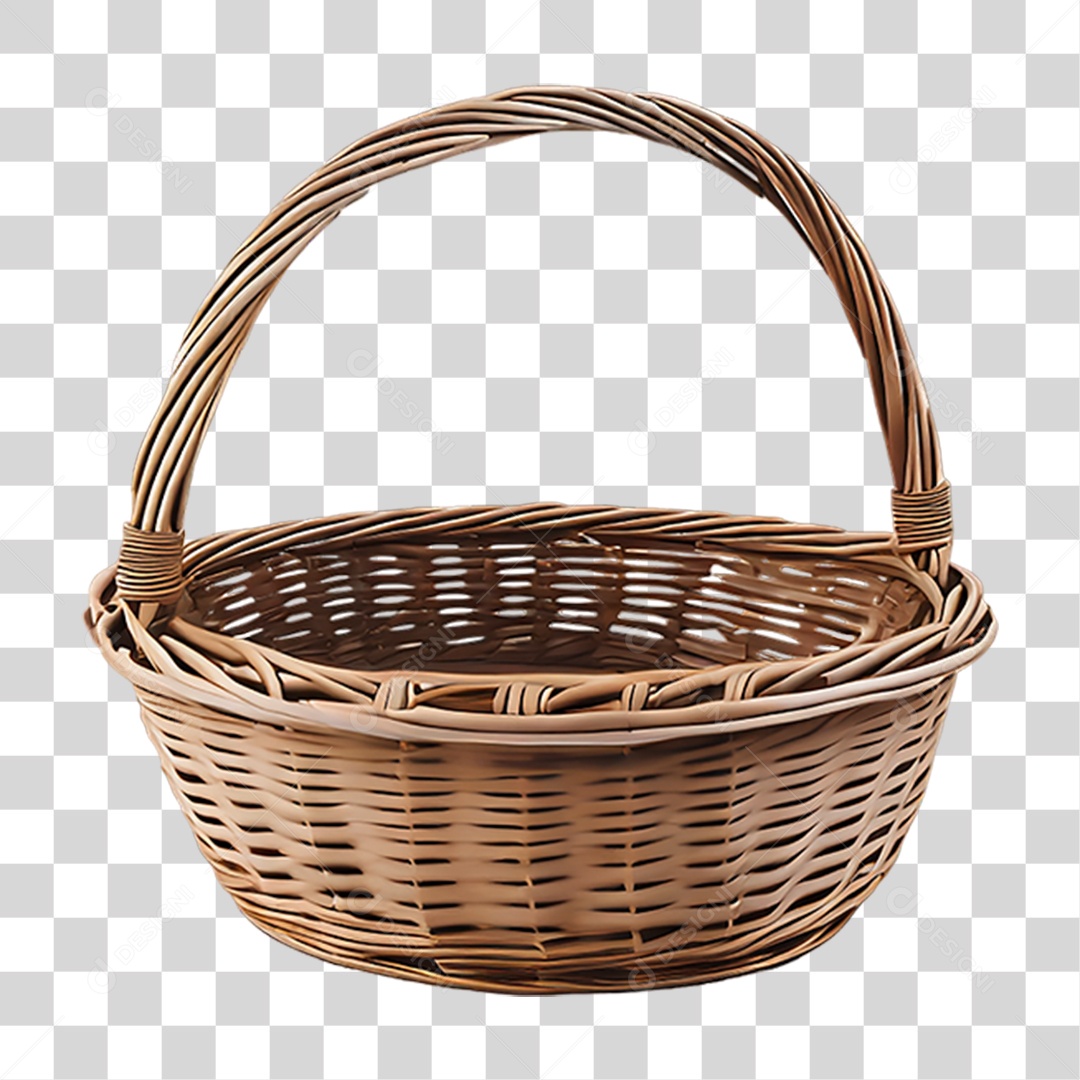 Cesta de Piqueniques PNG Transparente