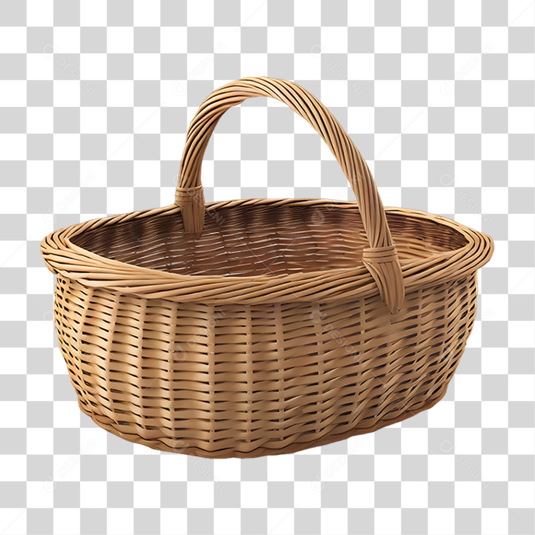 Cesta de Piqueniques PNG Transparente