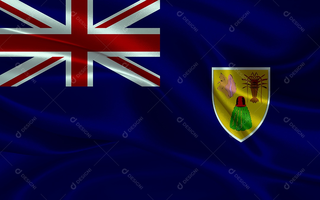 Bandeira das Ilhas Turks e Caicos