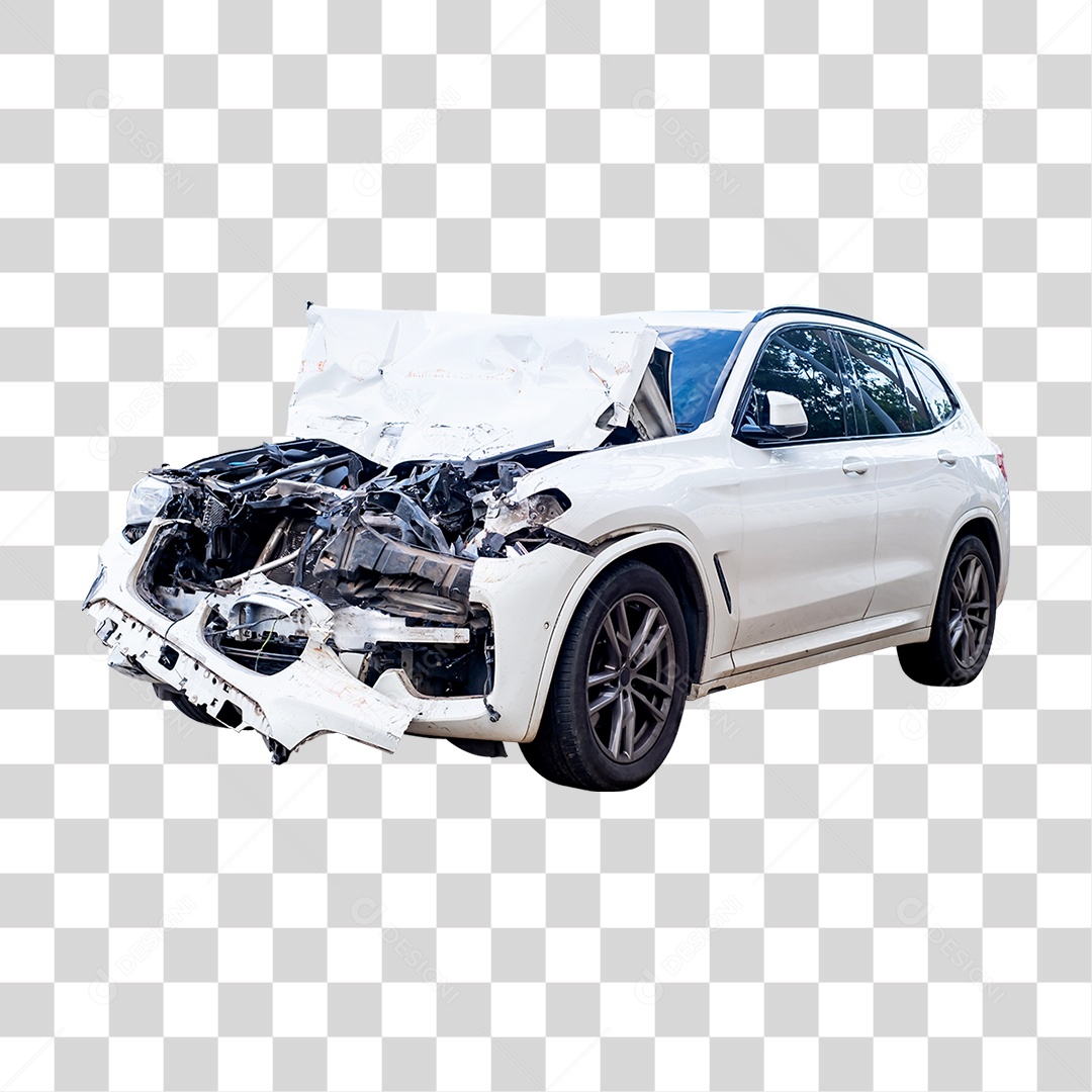 Carros Batidos Funilaria PNG Transparente