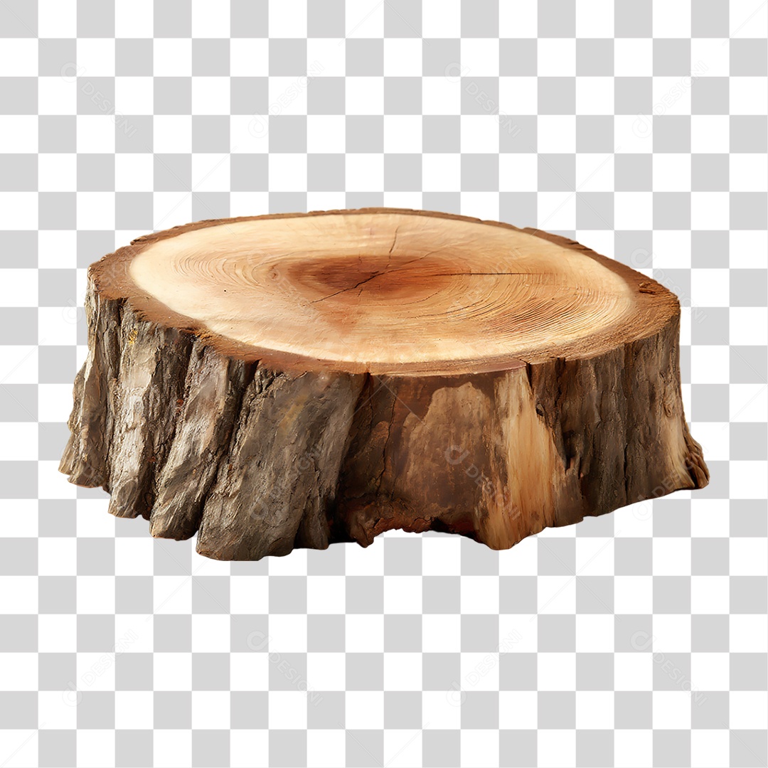 Toco de Madeira PNG Transparente