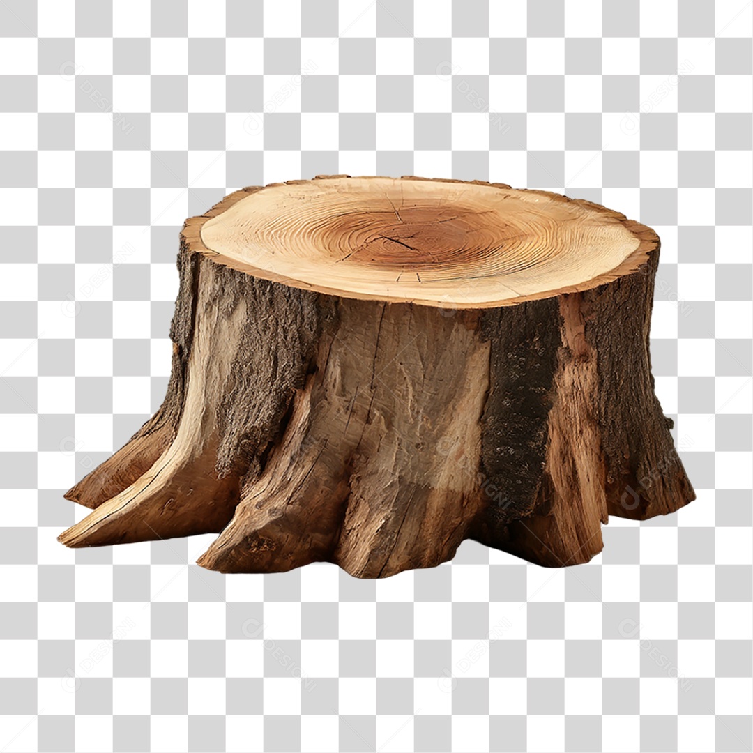 Toco de Madeira PNG Transparente