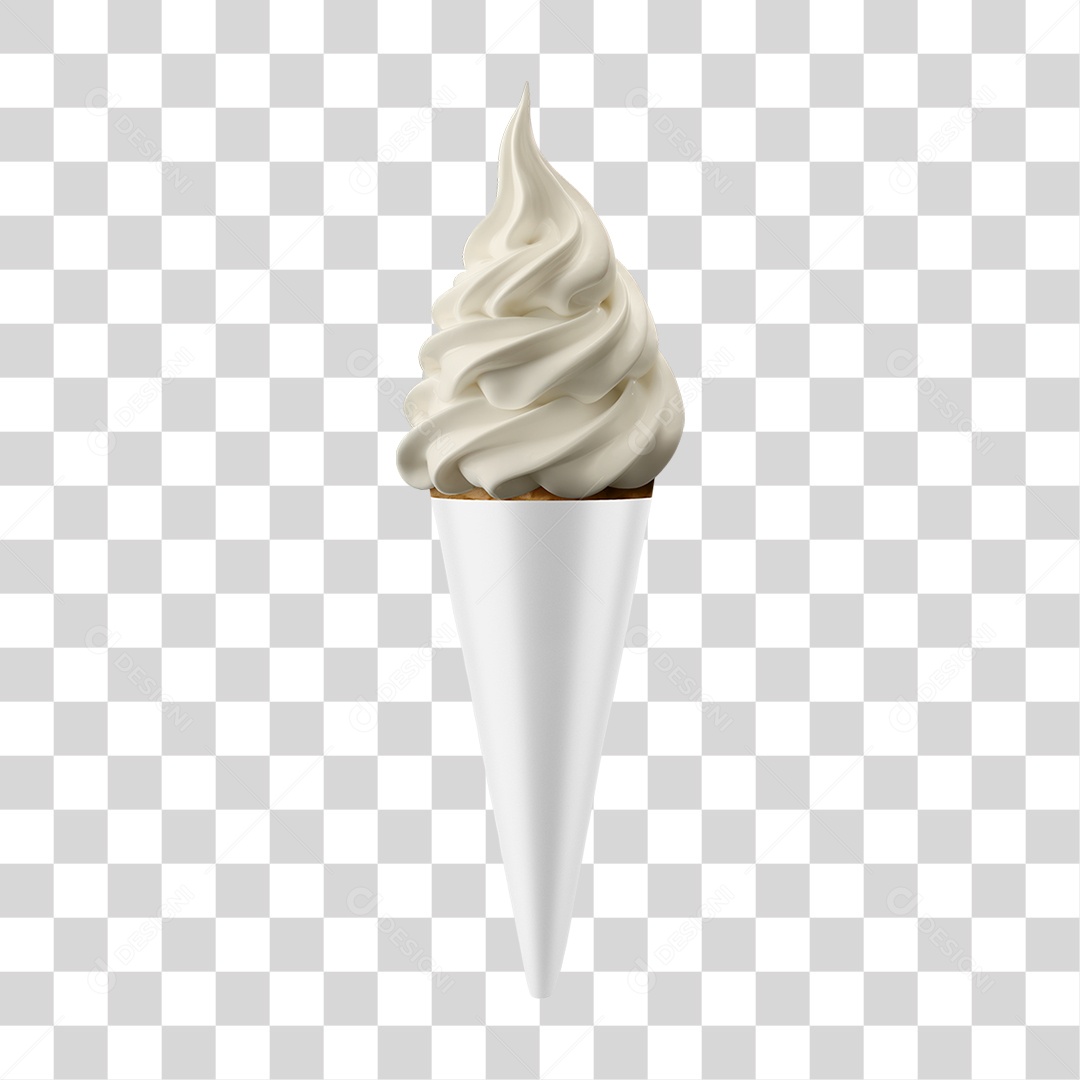 Casquinha de Sorvete PNG Transparente