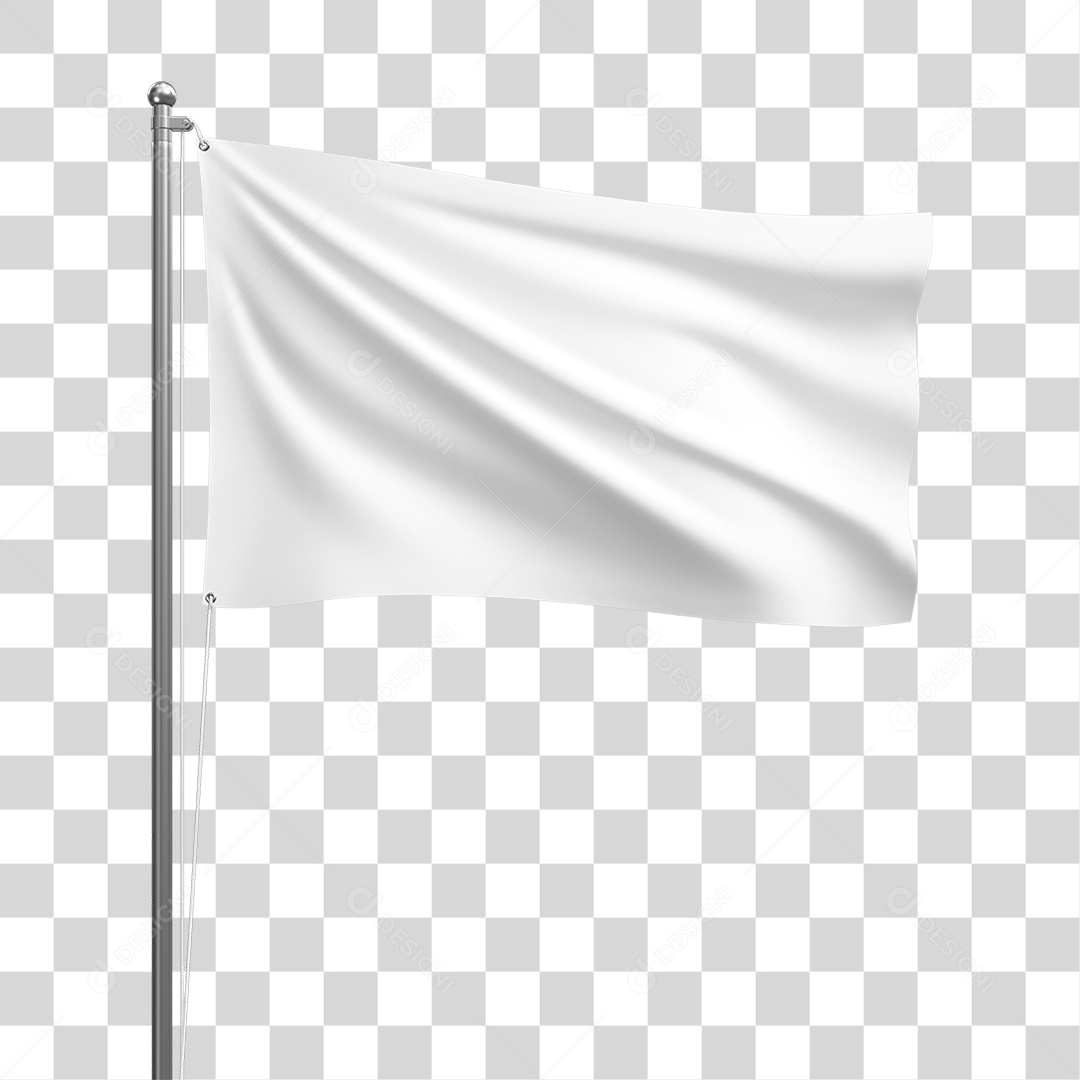 Bandeira Branca PNG Transparente
