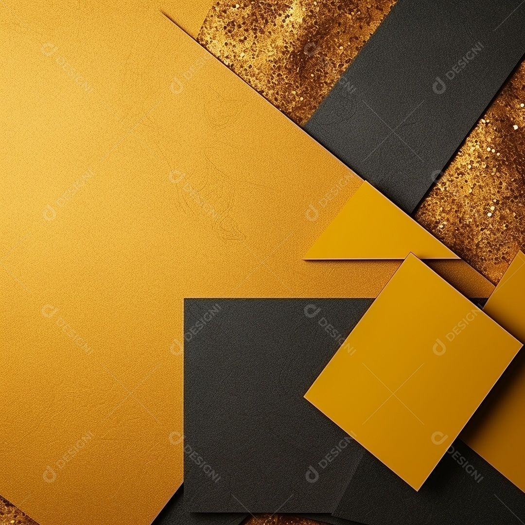 Banner de fundo abstrato moderno dourado
