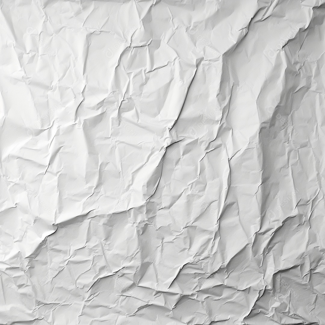 Postagem de papel branco amassado