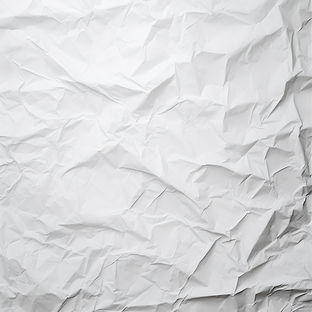 Postagem de papel branco em branco amassado e vincado