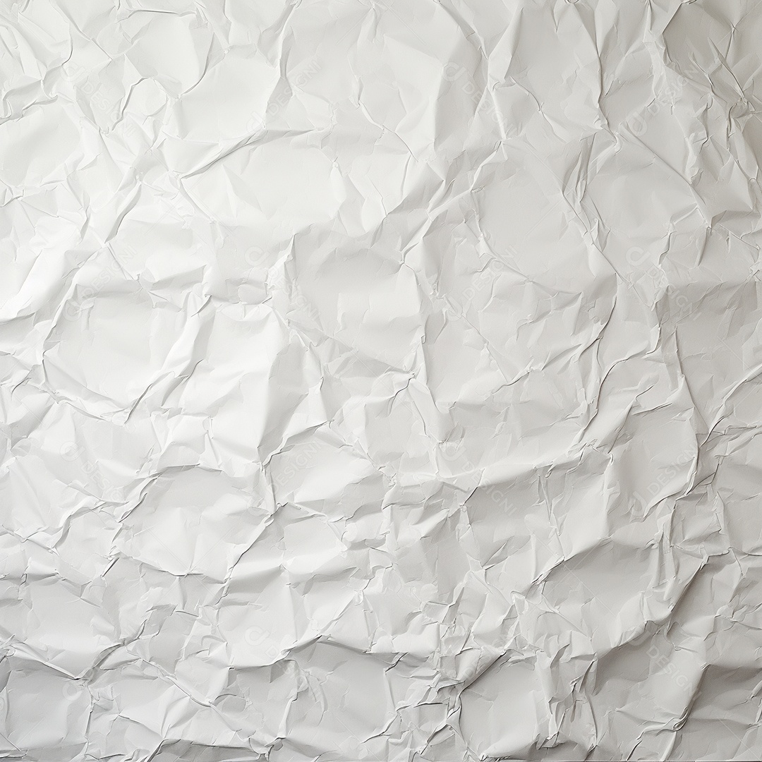 Postagem de papel branco em branco amassado e vincado