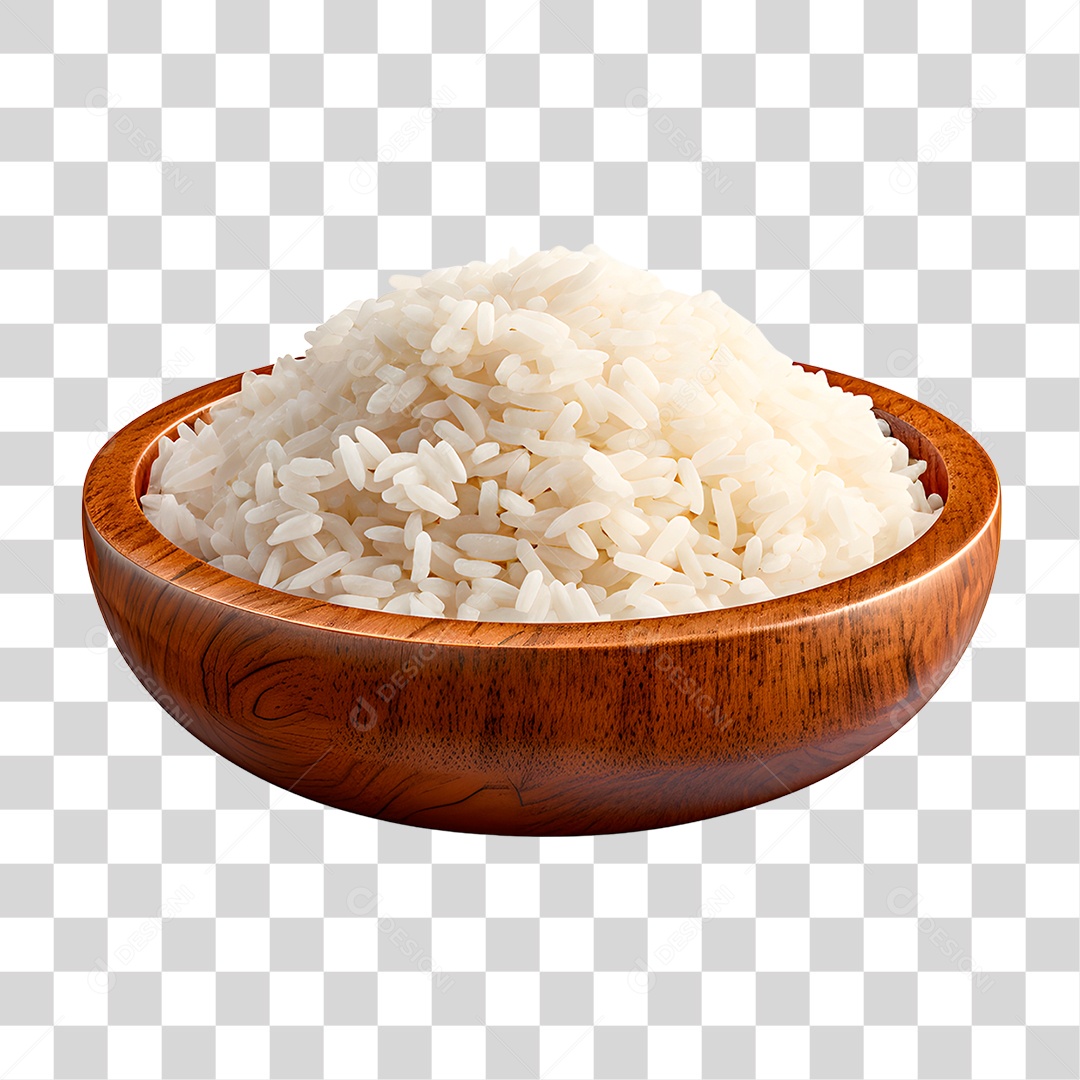 Tigela de Arroz PNG Transparente