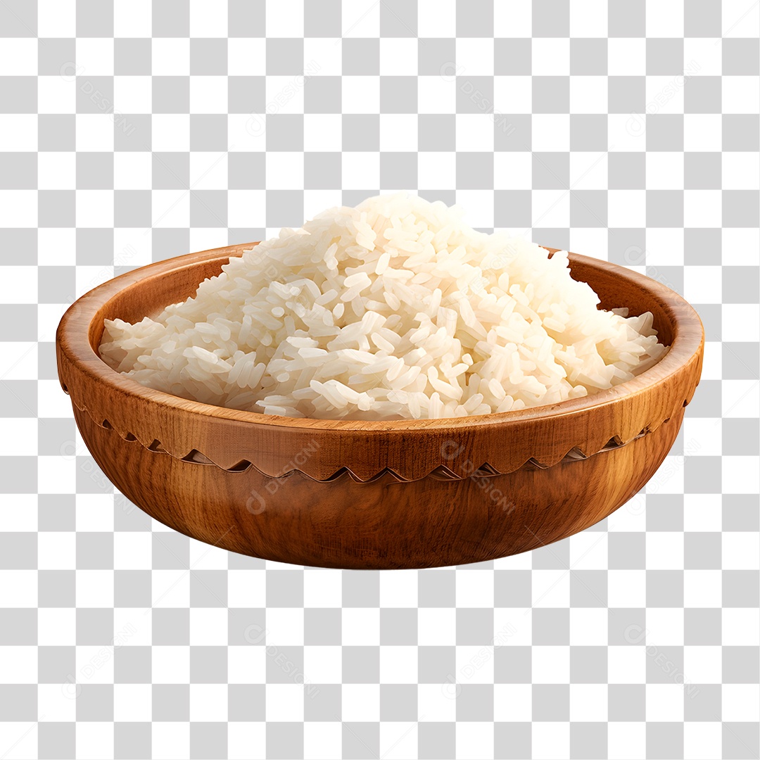 Tigela de Arroz PNG Transparente