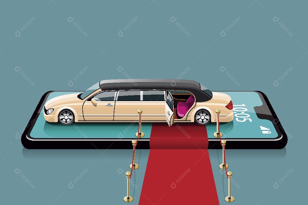 Limosine Ilustração Vetor EPS