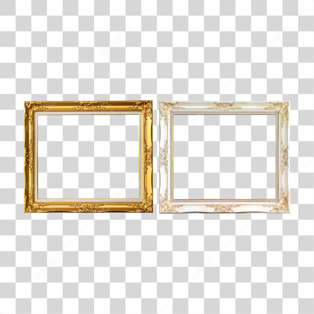 Molduras de Quadro PNG Transparente
