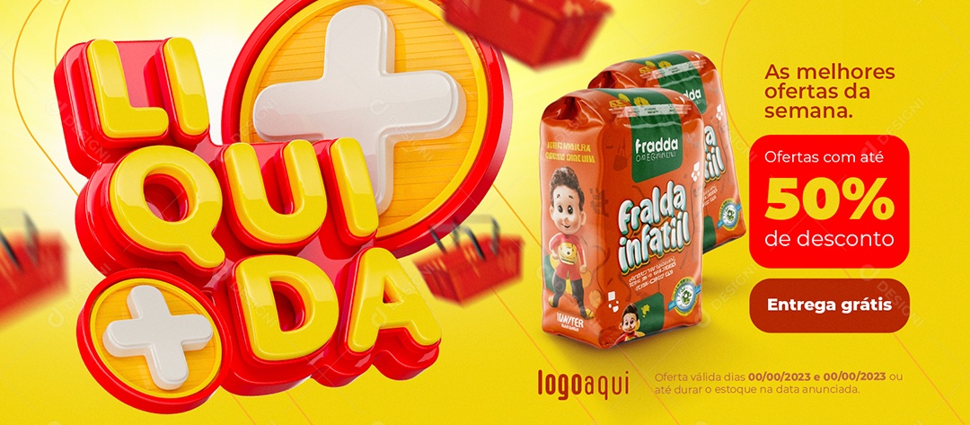 Social Media Liquida As Melhores Ofertas Da Semana PSD Editável