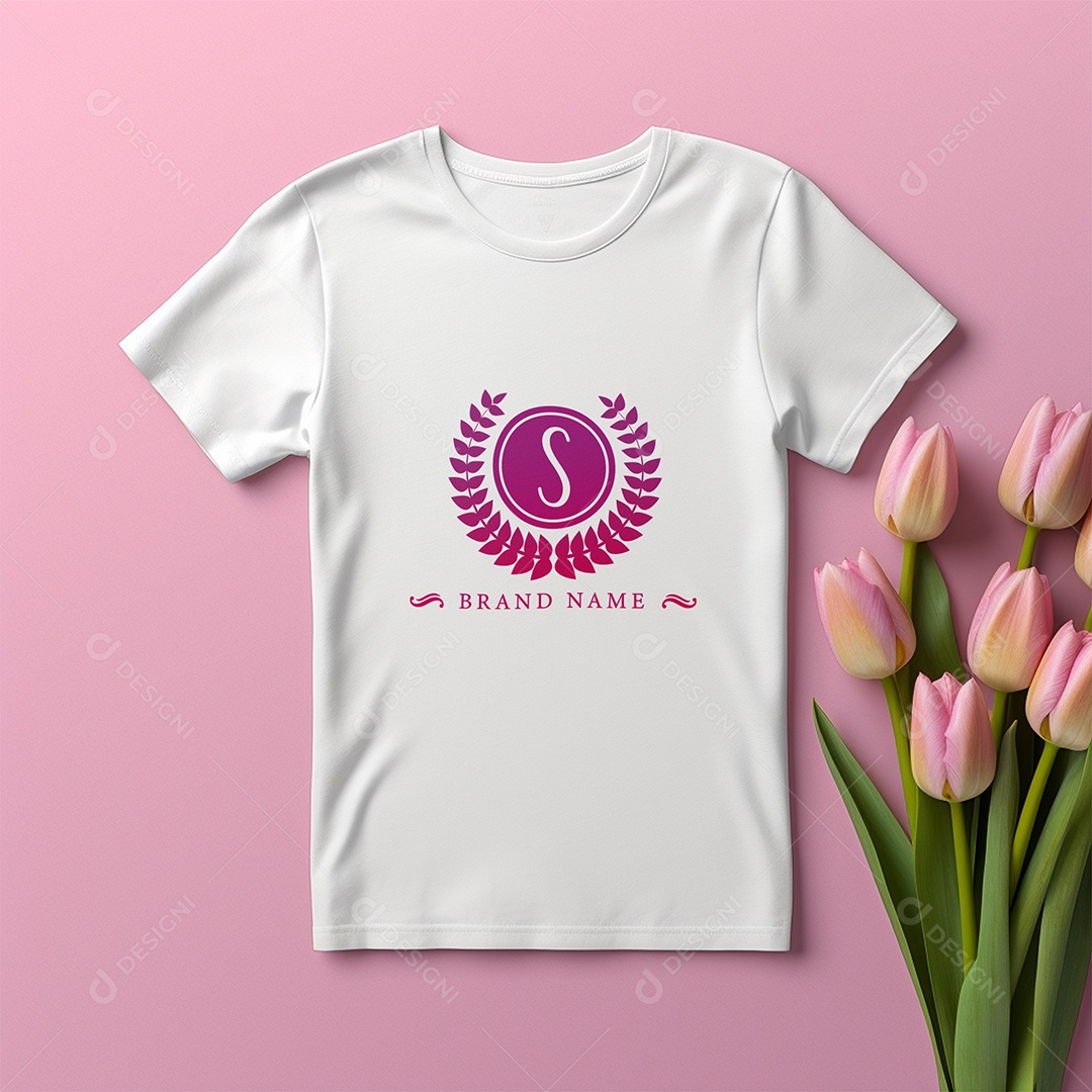 Modelo de Logo de Empresa PSD Editável